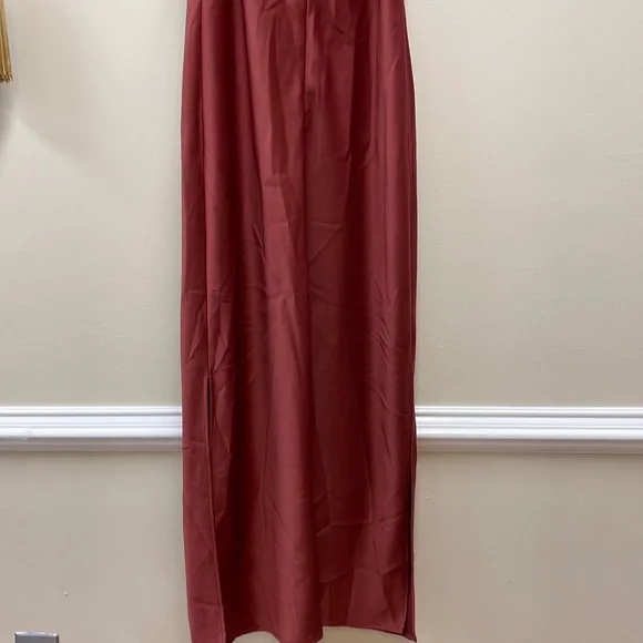 BHLDN Cali Satin Charmeuse Midi Dress By Anthropologie!!🔥🔥🔥 - Picture 12 of 16